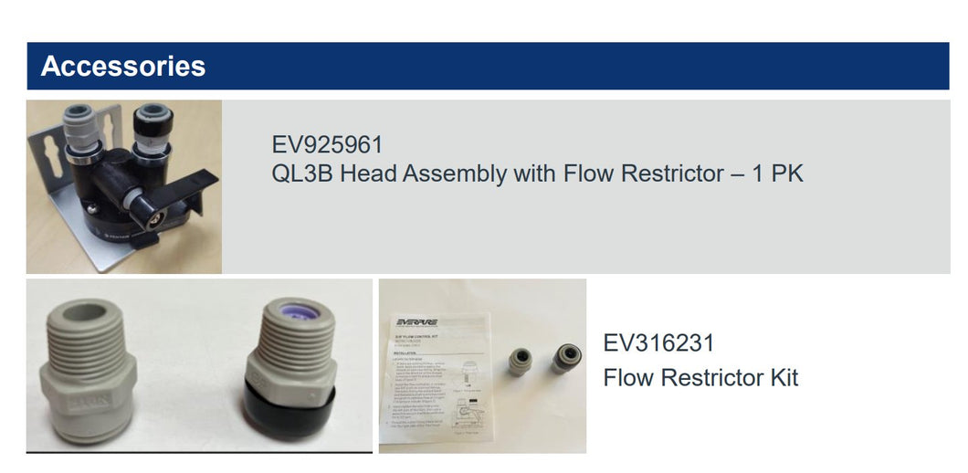 Everpure PFAS Product Line Flow Restrictor Kit EV316231 - Efilters.ca